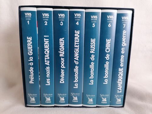 Coffret 7 Vhs Pourquoi Nous Combattons ? - Documentaires Historiques - Seconde Guerre Mondiale