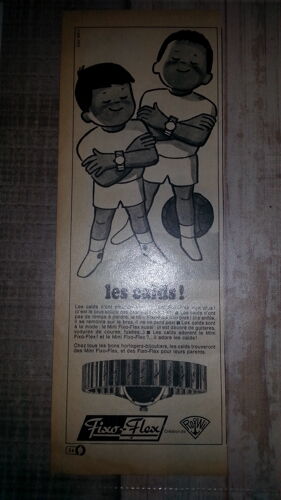 Publicité Papier: Montres Pour Enfants Fixo-Flex, Parue Dans La Presse En 1968