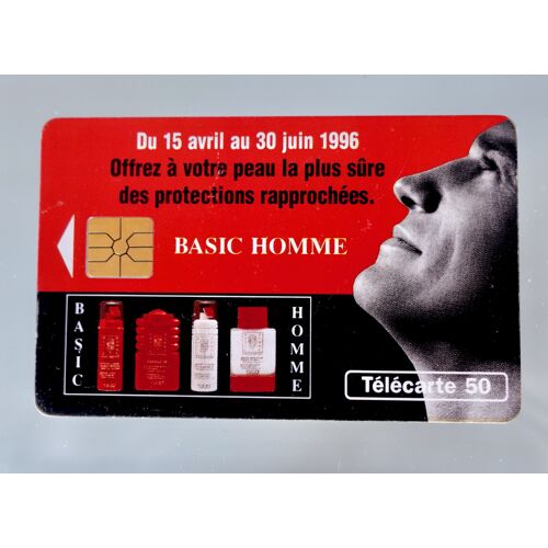 Télécarte Basic Homme. Cosmétiques. Vichy. F636. Gem1. Avril 96. Télécarte France Télécom.