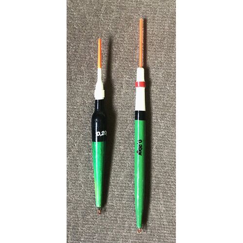 2 Flotteurs 6,5 Et 8 Cm De 0,2 Grammes