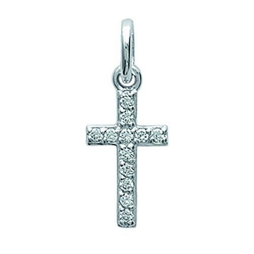 Pendentif Brillaxis Croix Empierrée Oz