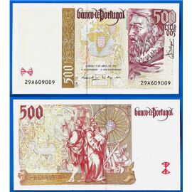 Portugal 500 Escudos 1997 De Barros Escudo Billet
