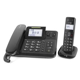 Doro Comfort 4005 Téléphone analog/dect Identification de l'appelant Noir