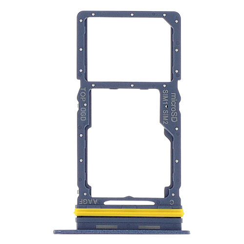 Tiroir de Remplacement Dual Nano SIM / Carte Micro-SD pour Galaxy A17 5G Bleu