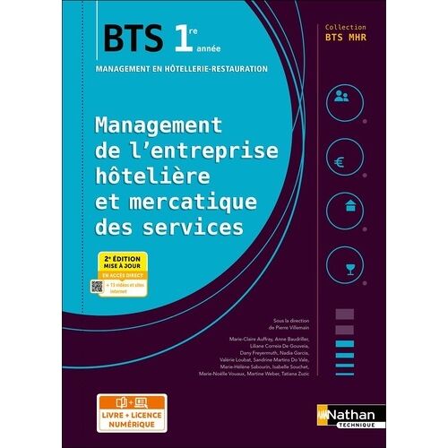 Management De L'entreprise Hôtelière Et Mercatique Des Services Bts Mhr 1re Année