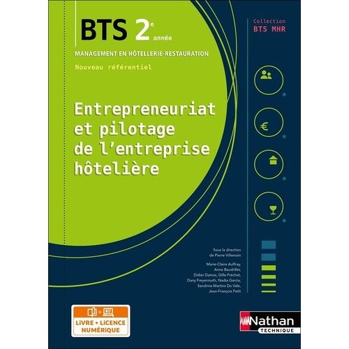 Entrepreneuriat Et Pilotage De L'entreprise Hôtelière Bts Mhr 2e Année