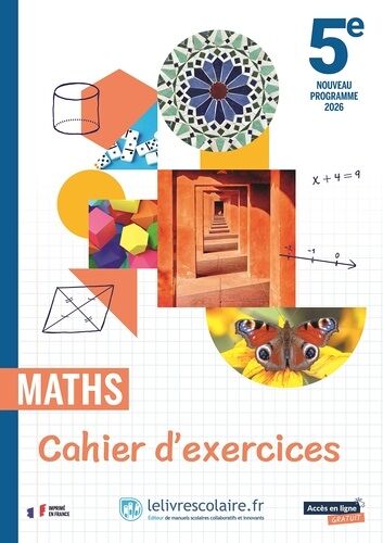Mathématiques 5e - Cahier D'exercices