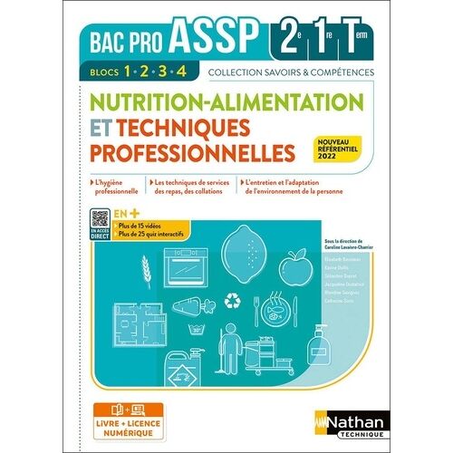 Nutrition-Alimentation & Techniques Professionnelles 2e-1re-Tle Bac Pro Assp
