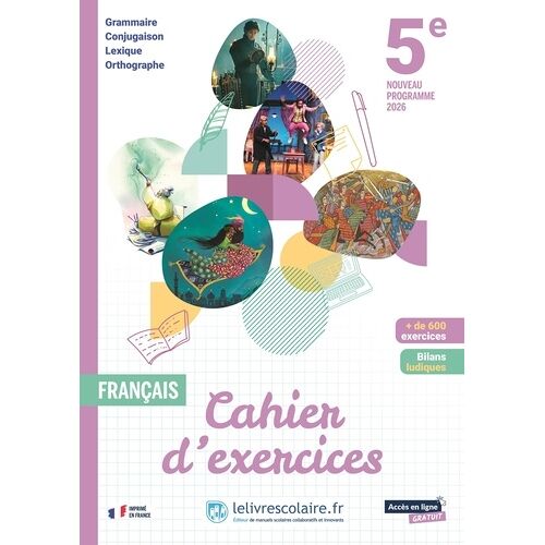 Français 5e - Cahier D'exercices