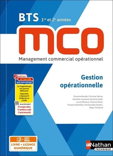 Gestion Opérationnelle Bts Mco 1re Et 2e Années