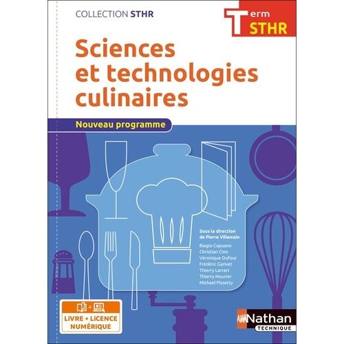 Sciences Et Technologies Culinaires Tle Sthr