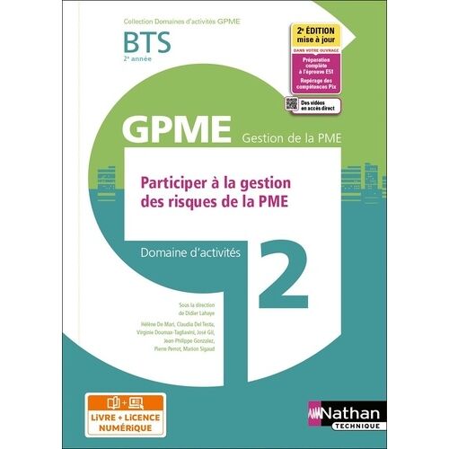 Participer À La Gestion Des Risques De La Pme Bts Gpme 2e Année - Domaine D'activités 2