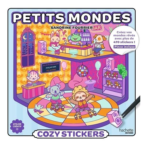 Petits Mondes - Créez Vos Mondes Rêvés Avec Plus De 470 Stickers ! Pince Incluse