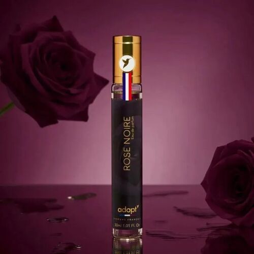 Adopt' Eau De Parfum Rose Noire Intense 30 Ml Parfum Femmes - Vaporisateur De Sac 
