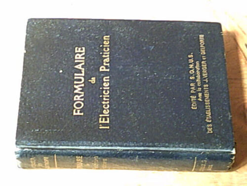 Formulaire De L'electricien Praticien