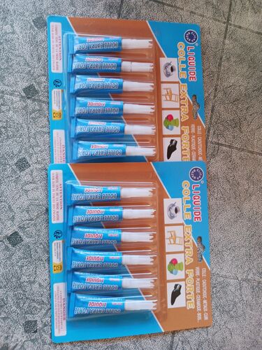 12 tubes de colle rapide extra-forte Cyanoacrylate liquide