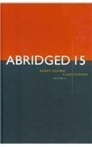 Abridged Dewey Decimal Classification And Relative Index