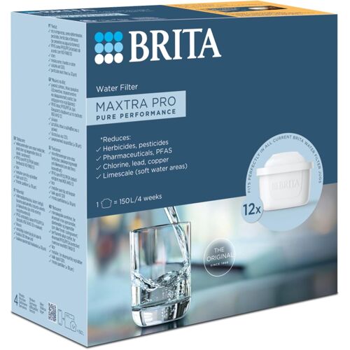 Cartouche de filtre à eau MAXTRA PRO Pure Performance Pack de 12 - Recharges originales pour toutes les carafes