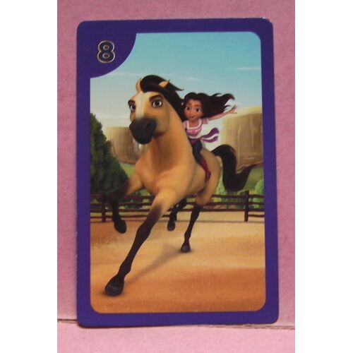 Carte Spirit L'Étalon Des Plaines - N° 8 - Dreamworks