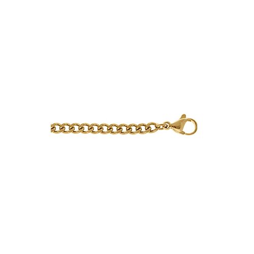 Chaîne Cheville Acier Doré 21+5cm