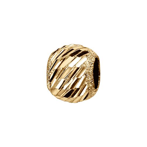 Thabora Charms Coulissant Vermeil Boule Diamanté Biais 10x5mm