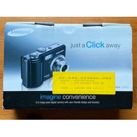 Appareil Photo Samsung Digimax S600 - Dans sa boite au complet (Très bon état)