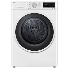 LG RH90V5AV6N sèche-linge Pose libre chargement frontal 9 kg Blanc