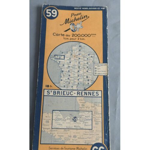 Carte Michelin 59