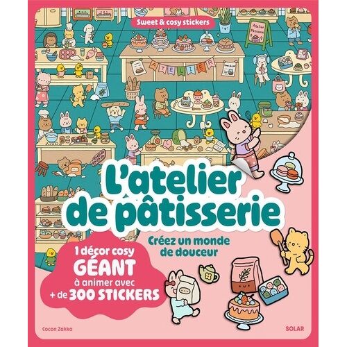 L'atelier De Pâtisserie - 1 Décor Cosy Géant À Animer Avec + De 300 Stickers