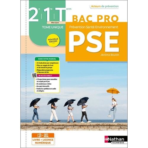 Prévention Santé Environnement Bac Pro 2de, 1re & Tle
