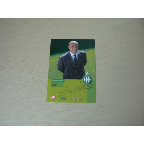 Carte Postale Dédicacée Christian Larieppe Asse 2001/2002
