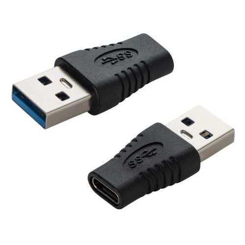 connektgear 26-0420 changeur de genre de câble USB Type-A USB Type-C Noir