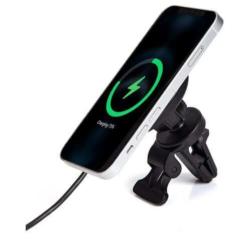 eSTUFF ES638130 chargeur d'appareils mobiles Smartphone Aluminium Allume-cigare Recharge sans fil Charge rapide Auto