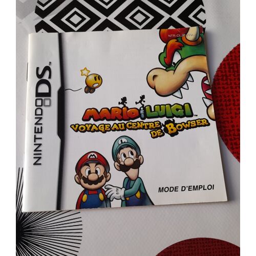 Mario &amp; Luigi - Voyage au centre de Bowser, notice uniquement