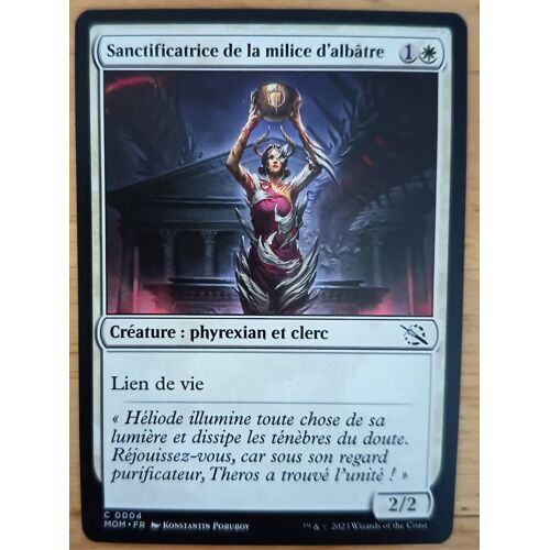 Alabaster Host Sanctifier // Sanctificatrice De La Milice D'Albâtre (L'Invasion Des Machines)
