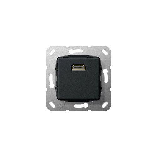 GIRA 566910. Buchsen-Typ: HDMI, Module Menge (max): 1 Modul(e). Produktfarbe: black (566910)