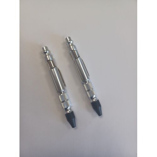LOT DE 2 STYLOS SOUFFLETTE D'AIR REGLABLE