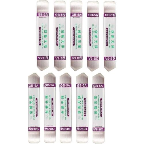 Subzonal-Lot De 10 Outils Plats En Métal Doux Et Fin Pour Ouvrir Les Barres, Les Écrans De Téléphone Portable, Les Écrans De Table, Les Lames En Acier Inoxydable Pour Réparation D'appareils