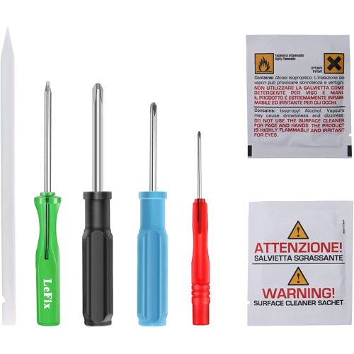 SUBZONAL-Kit d'outils de réparation 5 en 1 pour ordinateur portable, 4 tournevis, 1 crayon en plastique, 2 lingettes IPA, kit conçu pour ordinateur portable Dell Razer