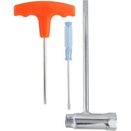 SUBZONAL-Jeu D'outils de Tronçonneuse, Jeu de Clés de Tournevis à Manchon Métallique avec Poignée Ergonomique pour Tronçonneuse