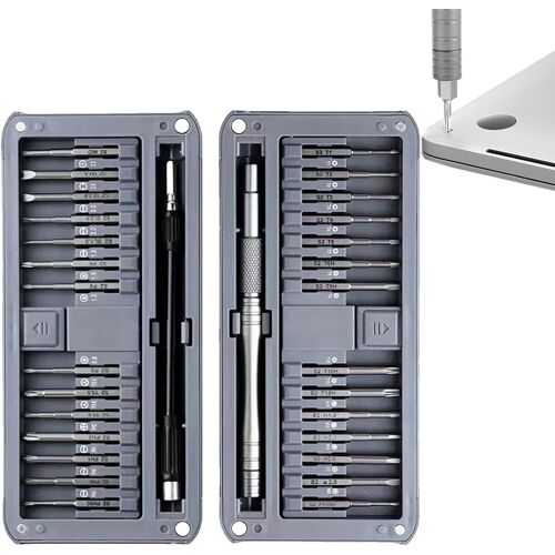 SUBZONAL-Kit de tournevis électrique, jeux de tournevis électriques,Tournevis électrique de précision pour l'électronique | Outil de tournevis à cliquet, petit tournevis électrique, 30 en 1 pour PC