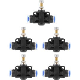 SUBZONAL-Connecteur de Valve de Contrôle D'Air Pneumatique de 6 Mm, Connecteur Rapide pour Outils Pneumatiques, Réglage de L'alimentation en Air pour équipement D'automatisation,