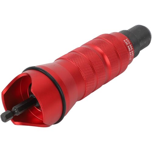 SUBZONAL-Adaptateur de Pistolet à Rivets pour Perceuse électrique, Adaptateur de Pistolet à Rivets sans Fil avec 6 Têtes Interchangeables, étui de Transport pour L'entretien de