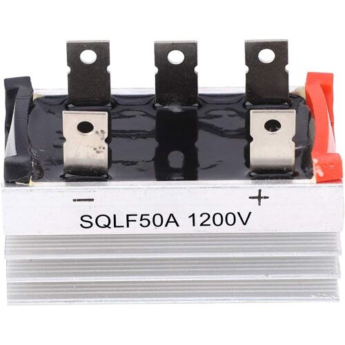 SUBZONAL-Pont Redresseur Haute Puissance, Grande Puissance, Courant Suffisant SQLF50A 1200 V, Module triphasé en Résine avec Dissipateur Thermique, Courant de Sortie CC 50 A, pour L'armée