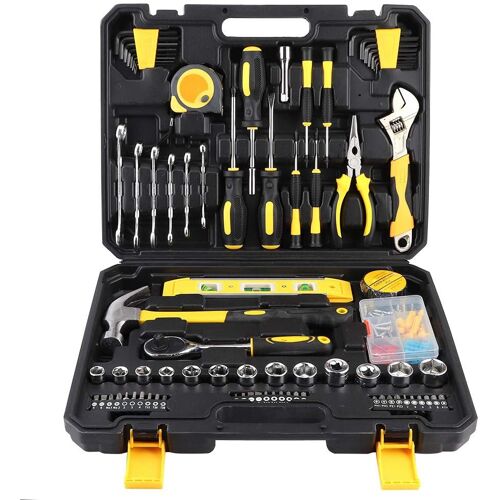 SUBZONAL-Kit de Tournevis à clé en Acier au Carbone, Ensemble D'outils Ménagers de 108 Pièces avec Boîte de Rangement pour le Réglage et L'organisation de L'entretien