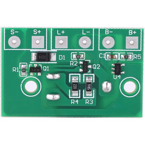 SUBZONAL-Panneau de Commande D'éclairage Solaire de Pelouse, 3 Panneaux de Contrôleur Solaire pour le Contrôle de la Batterie au Lithium avec sur, sur, Décharge, 3 Niveaux de Commutation,