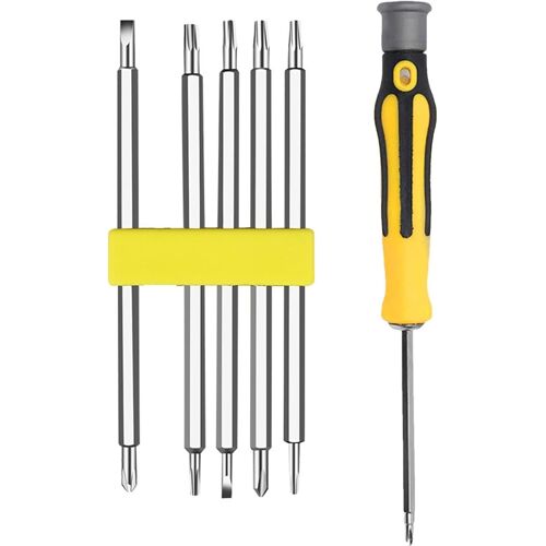 SUBZONAL-Ensemble de tournevis Tech | Outil de précision magnétique puissant avec 4 types d' | Poignée avec type Y | Compact et polyvalent pour les travaux | Kit d'outils techniques ¿ Accessoires
