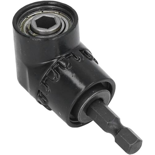 SUBZONAL-Fixation de Perceuse à Angle Droit, Porte-embout coudé Compatible avec Tige Hexagonale de 1/4 Po pour les Espaces Restreints, avec Aimant pour une Conduite Stable, Acier au