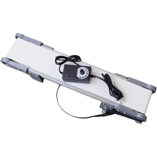 SUBZONAL-Convoyeur à Bande de Bureau, Table de convoyeur réglable Antistatique à Bande PVC manutention électrique pour Usine d'emballage, Ligne de Production, Maison