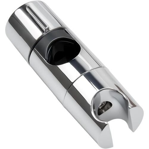 KALANKA-Support Pommeau de Douche, 19¿25 mm, Support Douchette en ABS Chromé Résistant, Fixation Pommeau de Douche Coulissante pour Barre de Douche, Installation Facile, Accessoire Salle de Bain